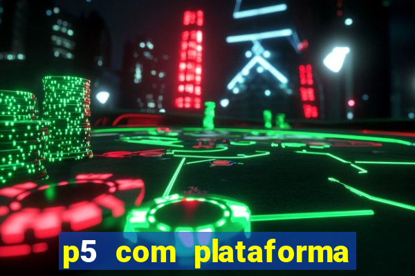 p5 com plataforma de jogos